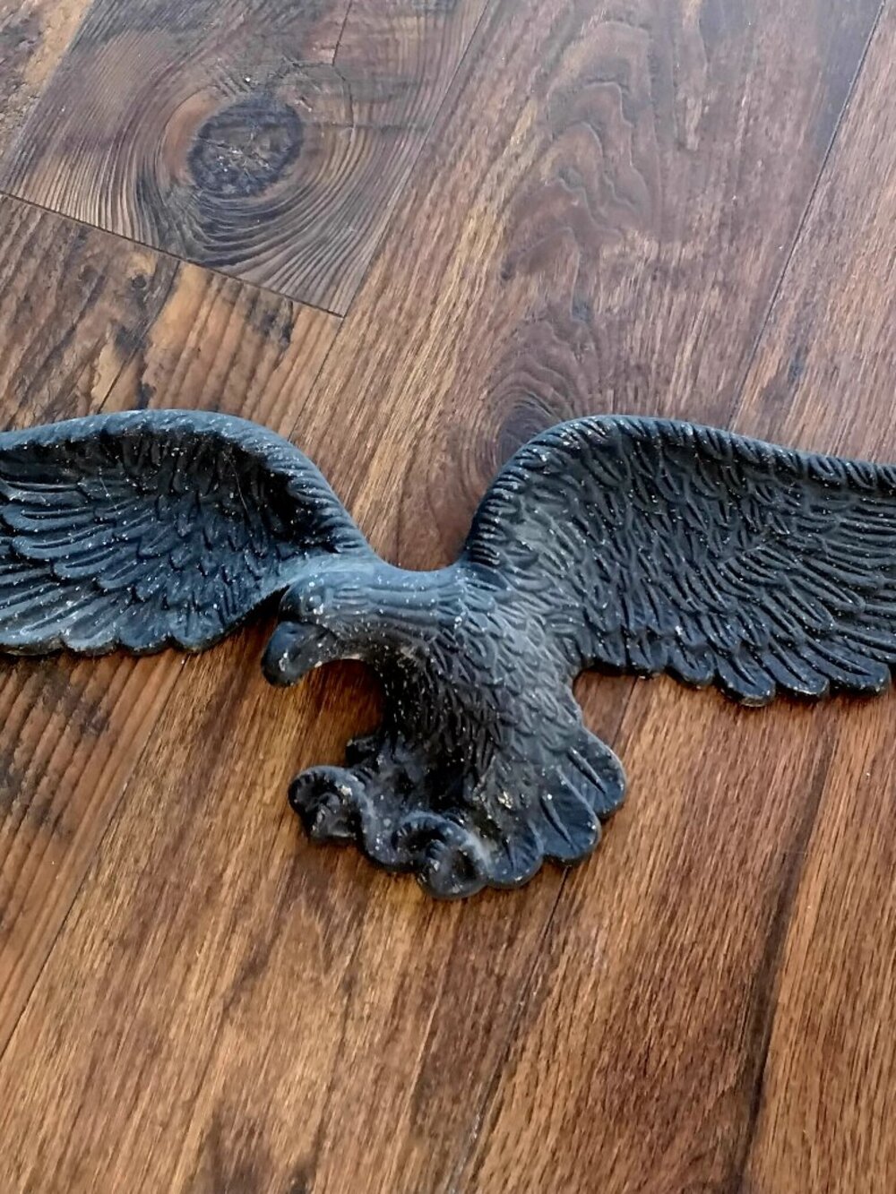 Vintage American Eagle Metal Wall Plaque Mount. Indoor Outdoor Mount